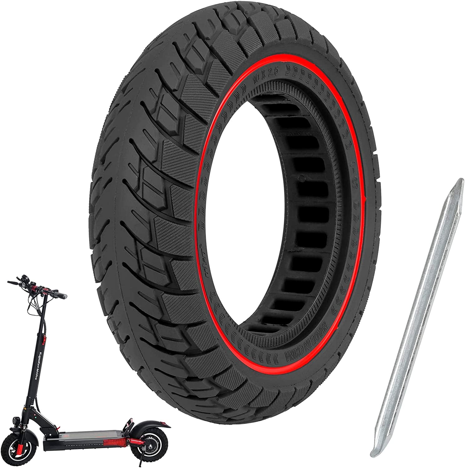 10 Inch Solid Tire, 10x2.50 Tire, Suitable For Electric Scooter, Balance  Drive, Bicycle Tire, High-quality 10x2.5 Solid Tire