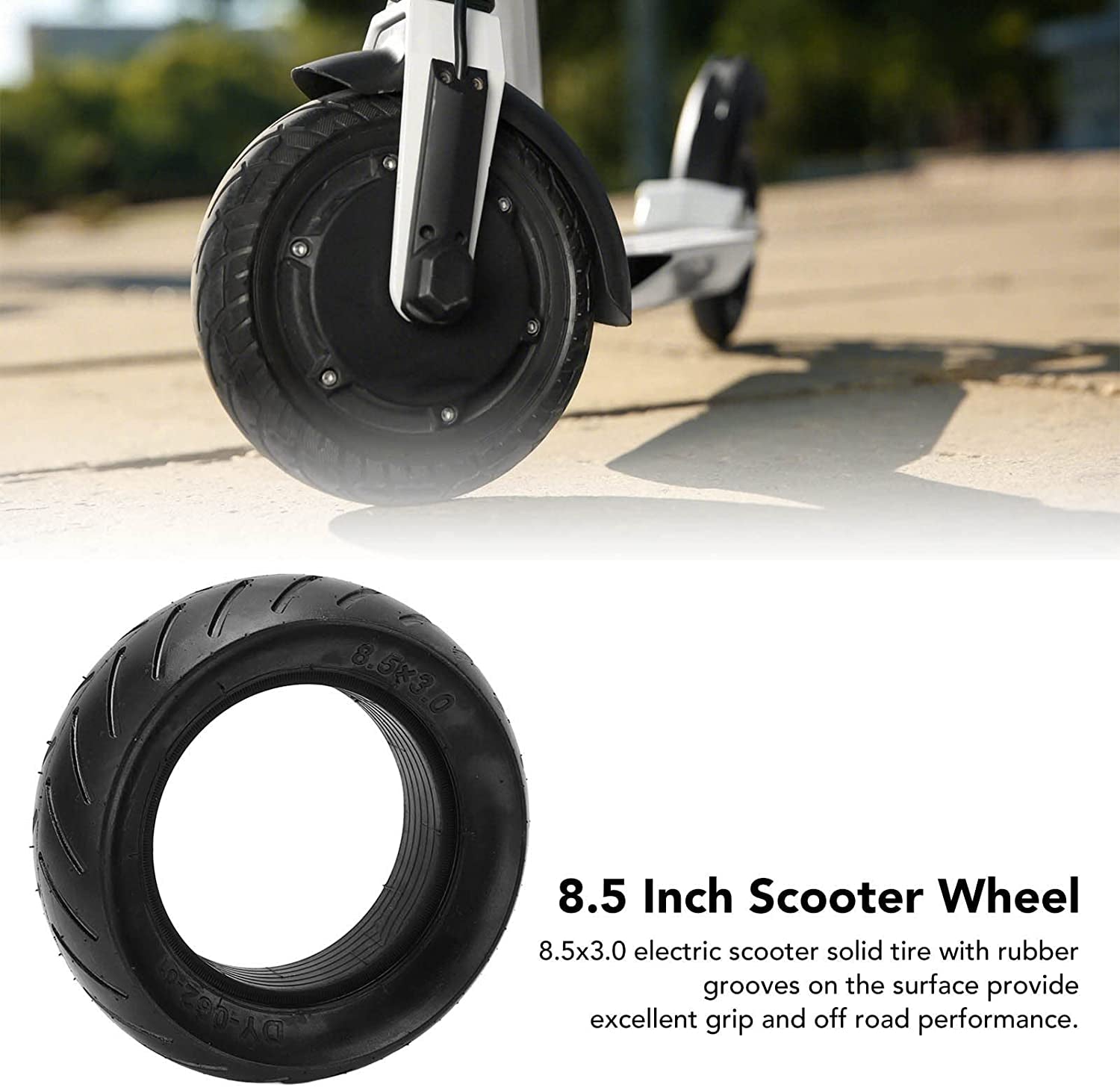 8.5X3.0 Electric Scooter Tire Explosion Proof Solid Tires Puncture Res –  maninam-motor