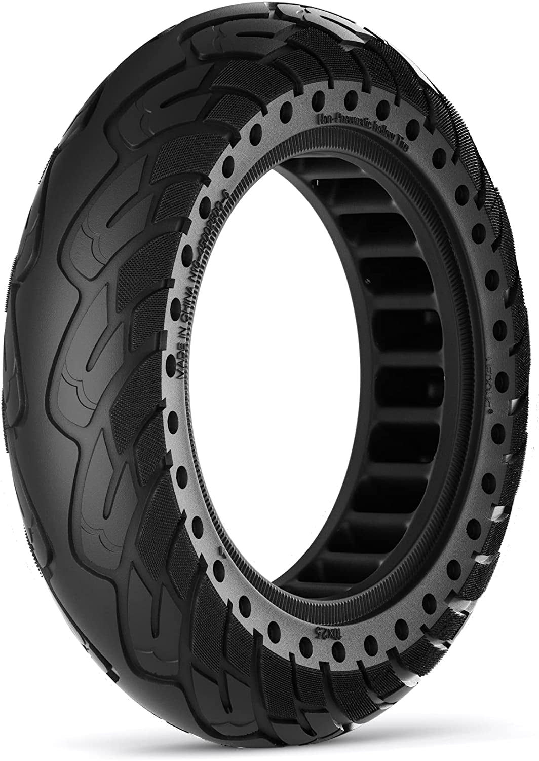 Non-inflatable Scooter Tires 2 Pack Solid Honeycomb Rubber Tires For ...