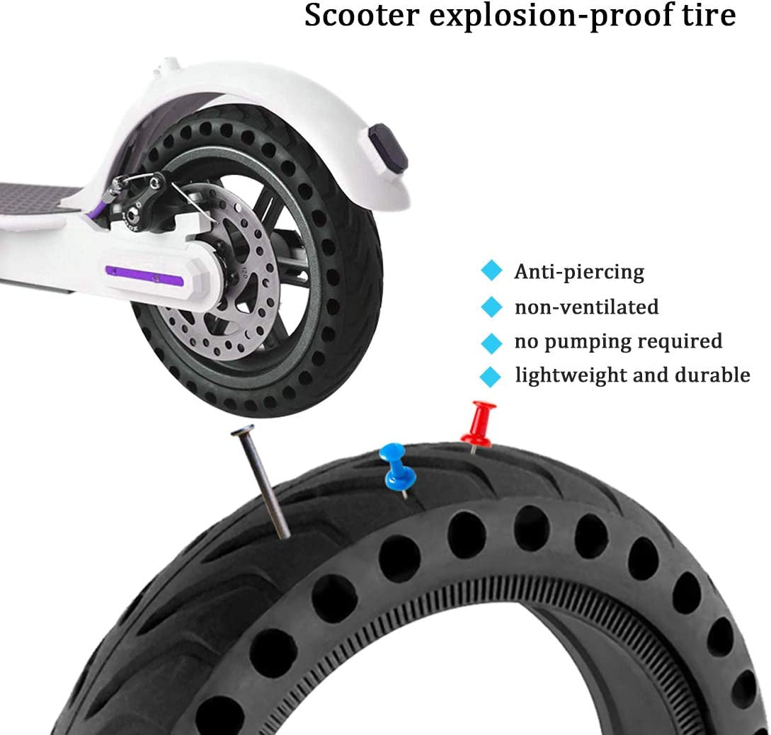 Solid Tires,8 1/2 Electric Scooter Replacement Wheels,8.5 Inches Fron –  maninam-motor
