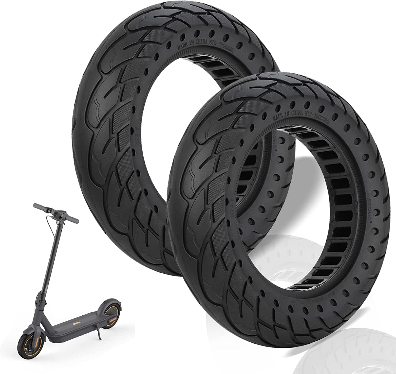 60/70-6.5 Off-road Solid Tire For Ninebot Maxg30 Series 10 Inch